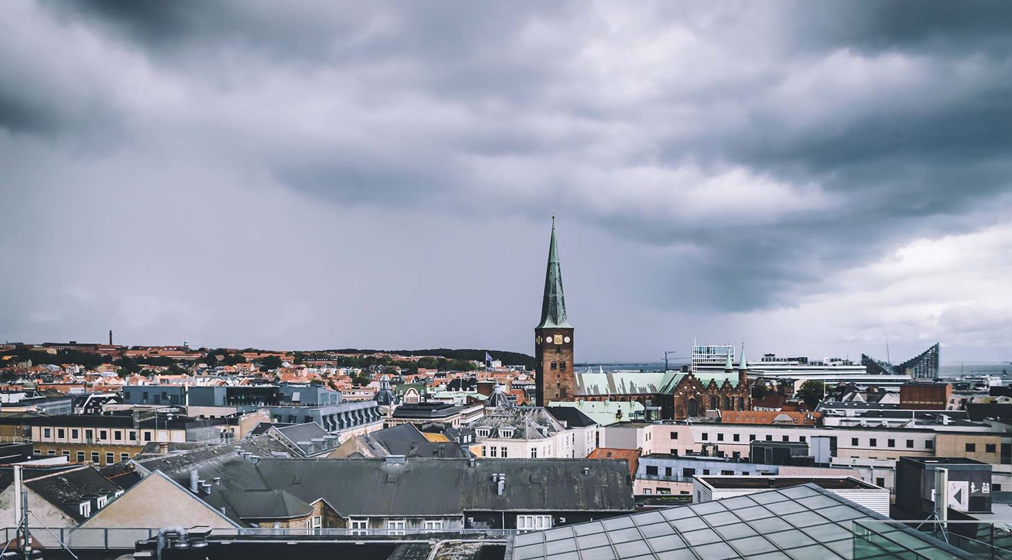 Aarhus set fra luften